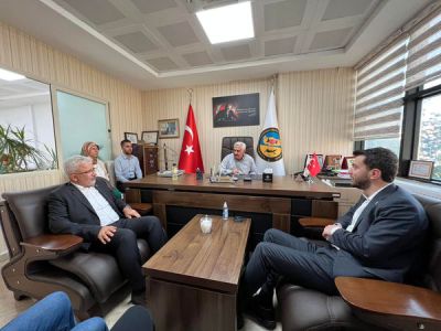 Nurdağı Esnaf ve Sanatkarlar Kredi ve Kefalet Koop. Başkanı Sn.Mehmet Şentürk’ü ziyaret ettik.