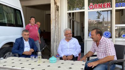 Gaziantep Milletvekilimiz Sayın Ali Muhittin Taşdoğan ile birlikte esnaflarımızı ve hemşehrilerimizi ziyaret
