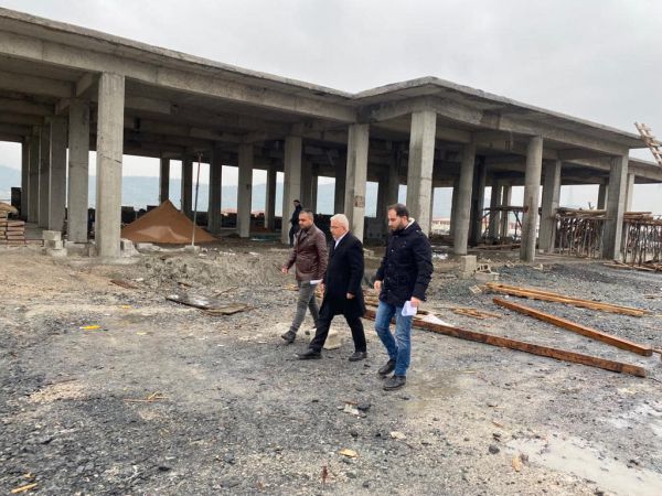 Belediyemiz tarafından yapımı hızla devam eden “Nurdağı Otogar” inşaatı.